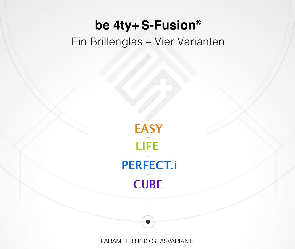 by4ty+ S-Fusion vier Varianten